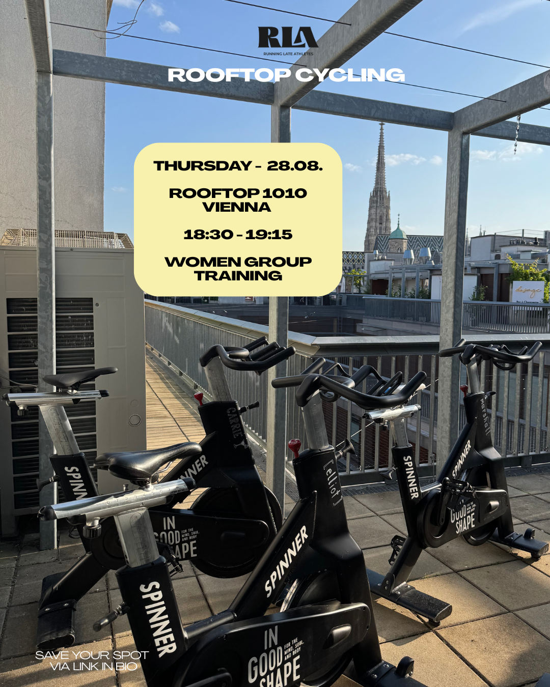 RLA x CYKL ROOFTOP CYCLING