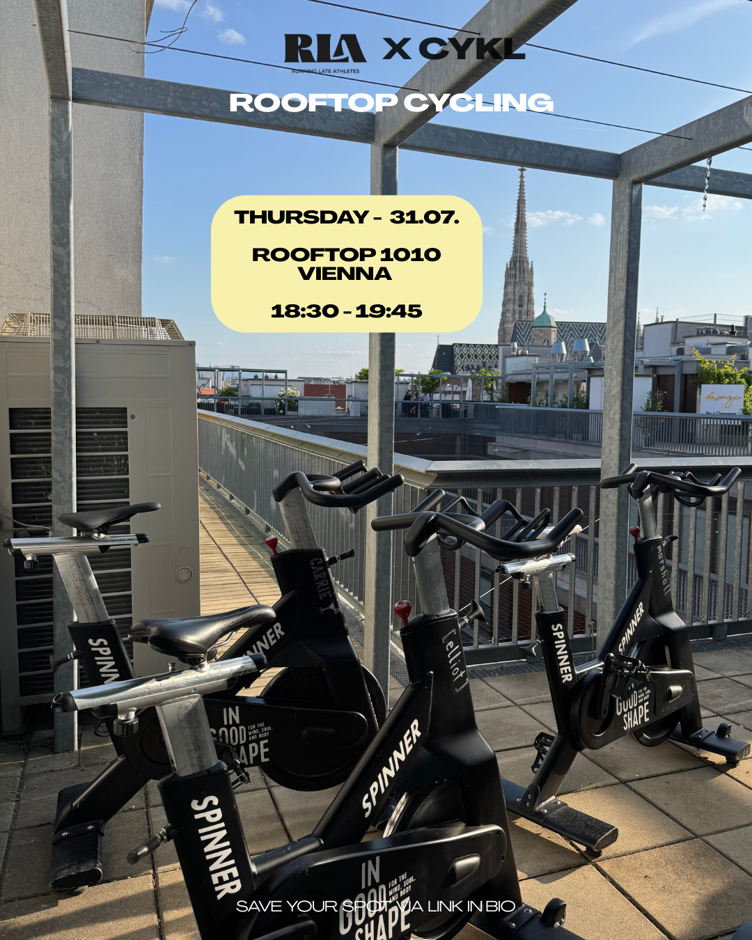 RLA x CYKL ROOFTOP CYCLING